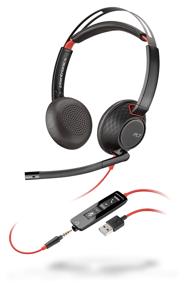 Cuffie Plantronics Blackwire 5220 USB-A - Con Microfono A Cancellazione Rumore, Stereo
