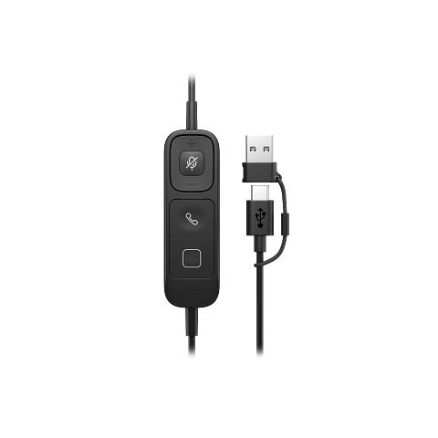 HP Poly Mission 615 Monaural USB