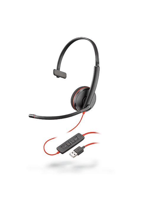 Plantronics slúchadlá BLACKWIRE, C3210 USB-A