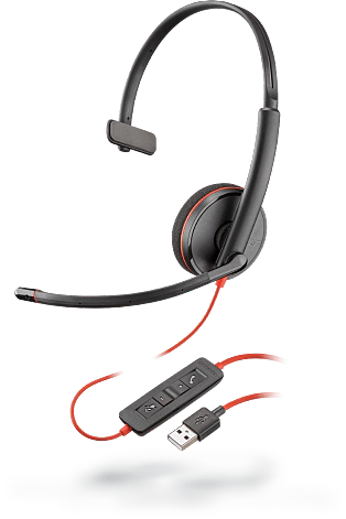 Plantronics slúchadlá BLACKWIRE, C3210 USB-A