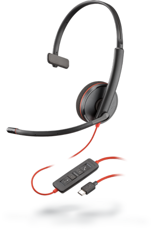 Plantronics slúchadlá BLACKWIRE, C3210 USB-C