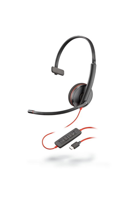 Plantronics slúchadlá BLACKWIRE, C3210 USB-C