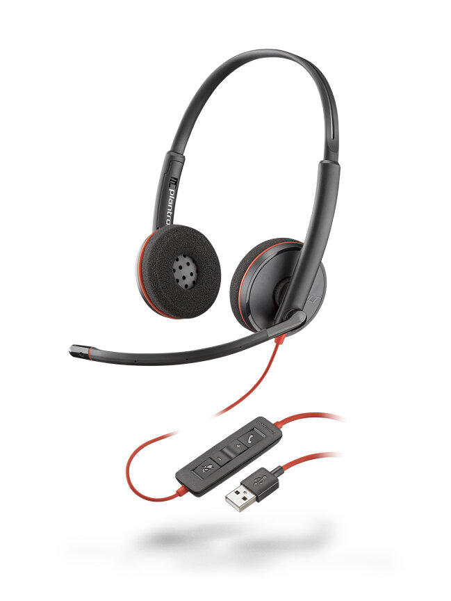 Plantronics slúchadlá BLACKWIRE, C3215 USB-A