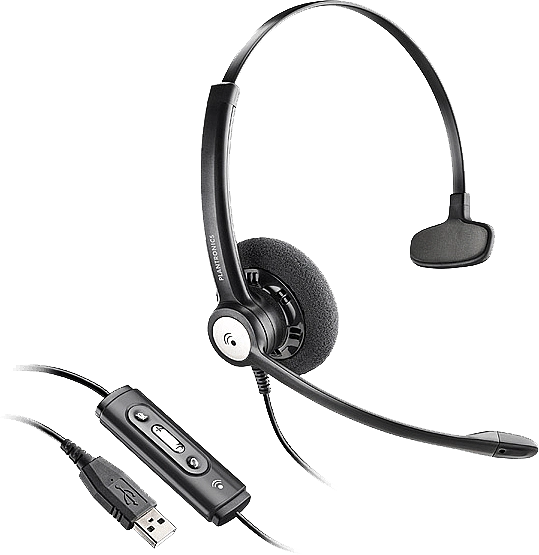 Plantronics slúchadlá ENTERA HW111N-USB na jedno ucho