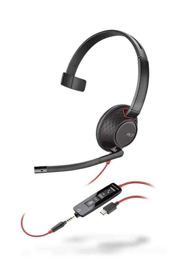 Poly Blackwire 5220 Stereo +USB-C/A HS +3.5mm Plug